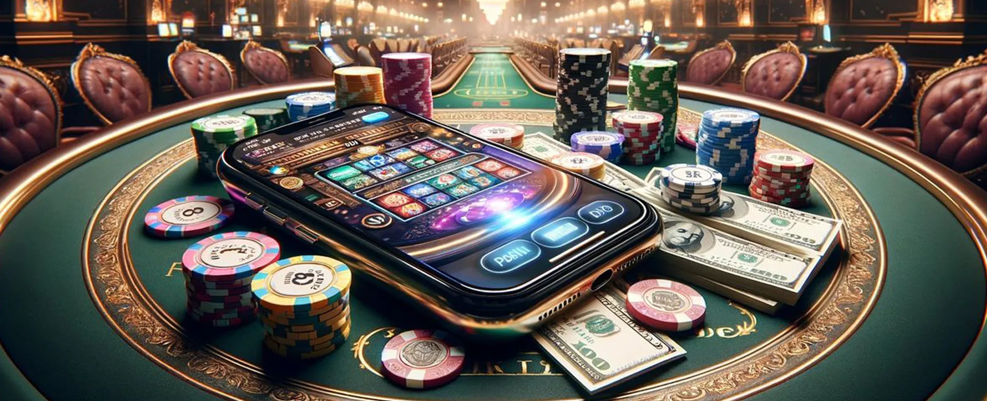 PHWIN online casino hero banner with JL Audio 12 W0 concept